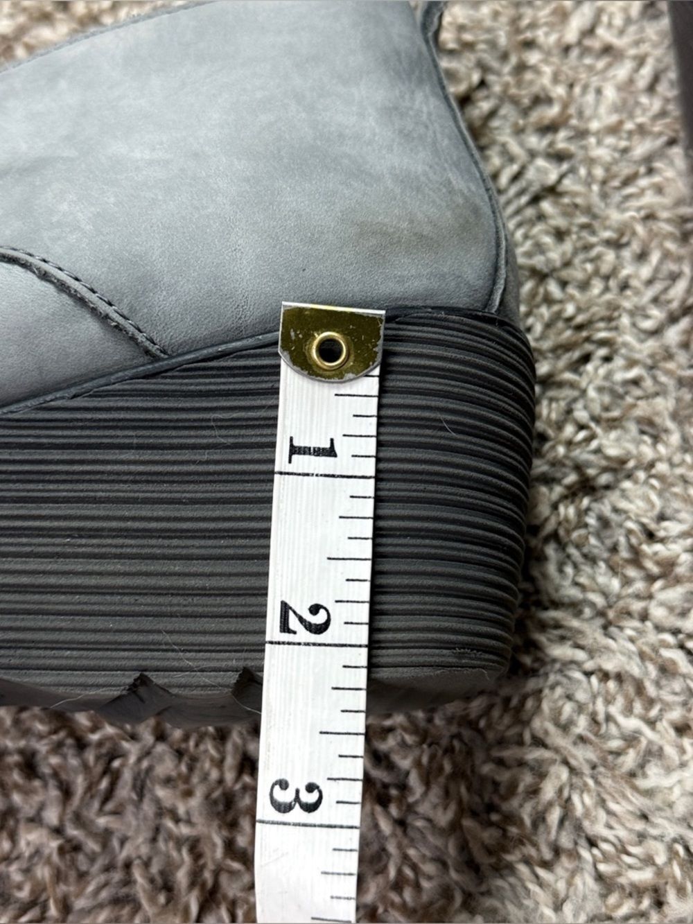 Dansko Gray Suede Lace-Up Wedge Boots - Picture 7 of 9